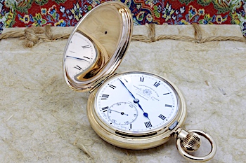Thomas Russell & Son c. 1900 Gold Filled 16 Size Hunter Pocket Watch Thomas Russell & Son c. 1900 Gold Filled 16 Size Hunter Pocket Watch