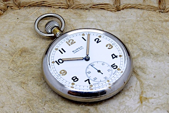 WWII Military G. S. T. P. BUREN GRAND PRIX Swiss Pocket Watch c. 1930 WWII Military G. S. T. P. BUREN GRAND PRIX Swiss Pocket Watch c. 1930
