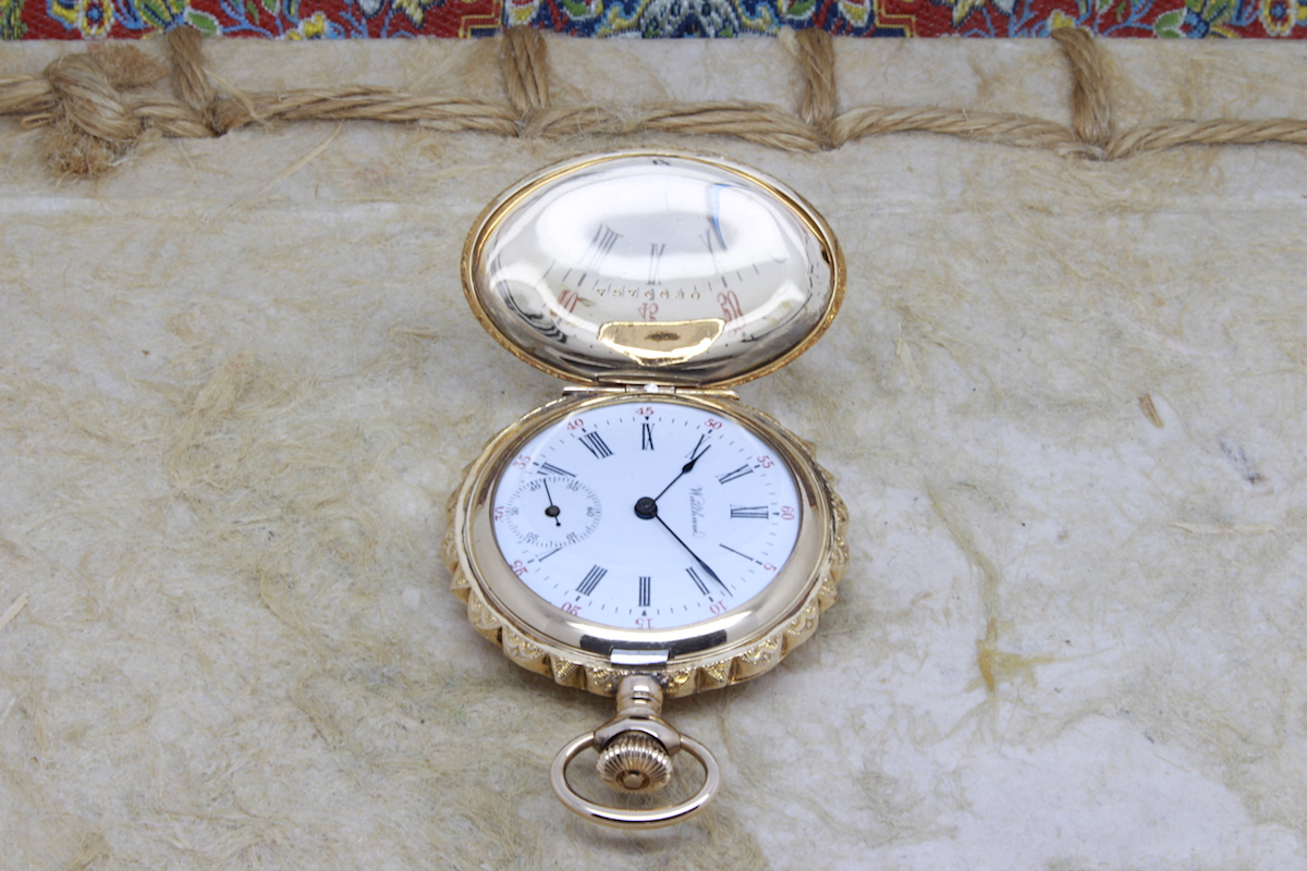 Serviced 1901 Waltham 0 Size Gold-Filled Pocket Watch