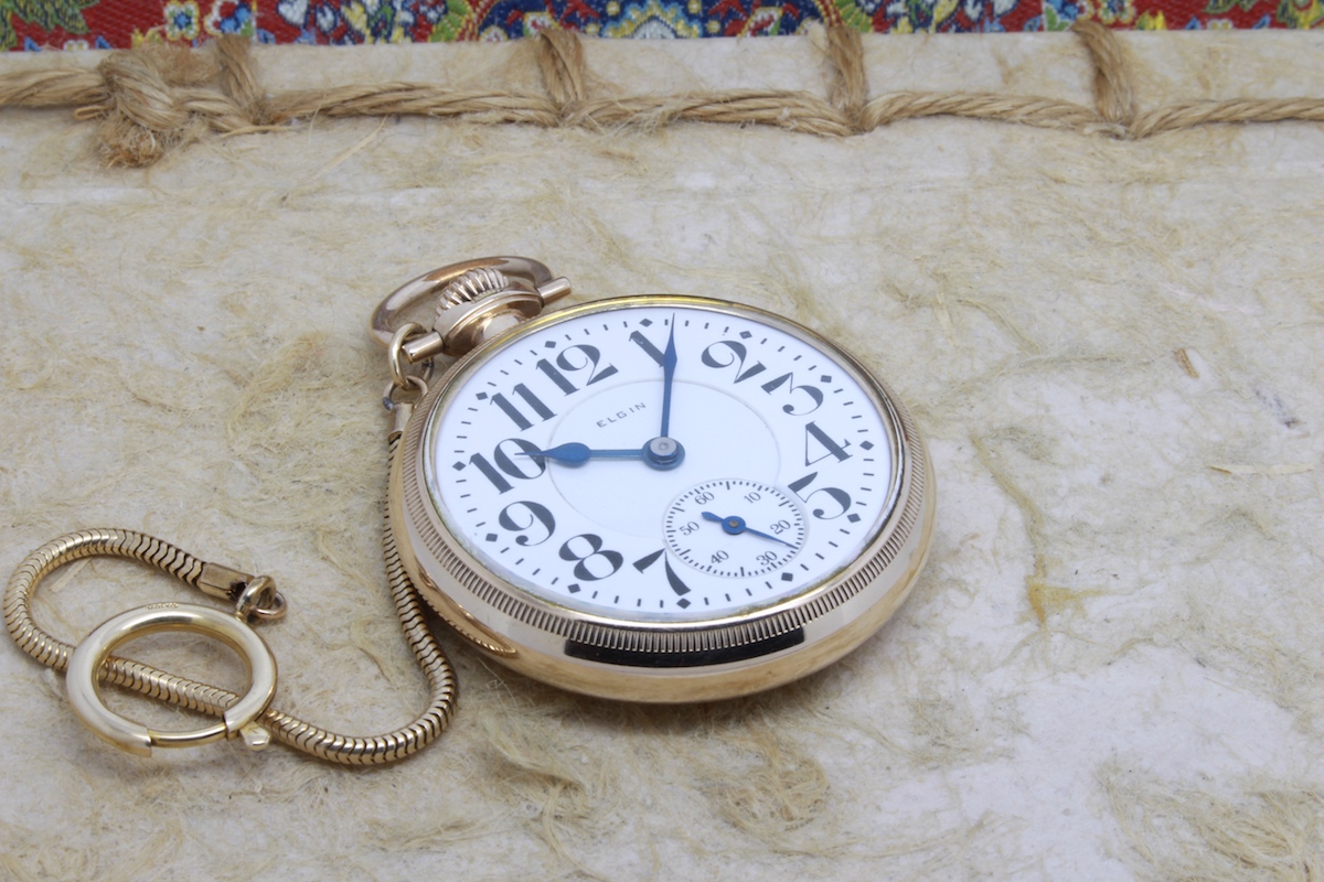 1922 Railroad Elgin VERITAS 23 Jewels Gold-Filled Pocket Watch